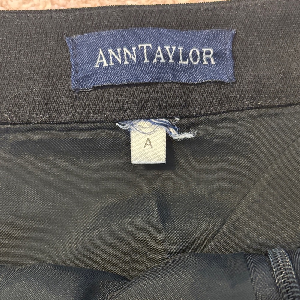 Ann Taylor Classic Black Mini Skirt - Picture 2 of 3